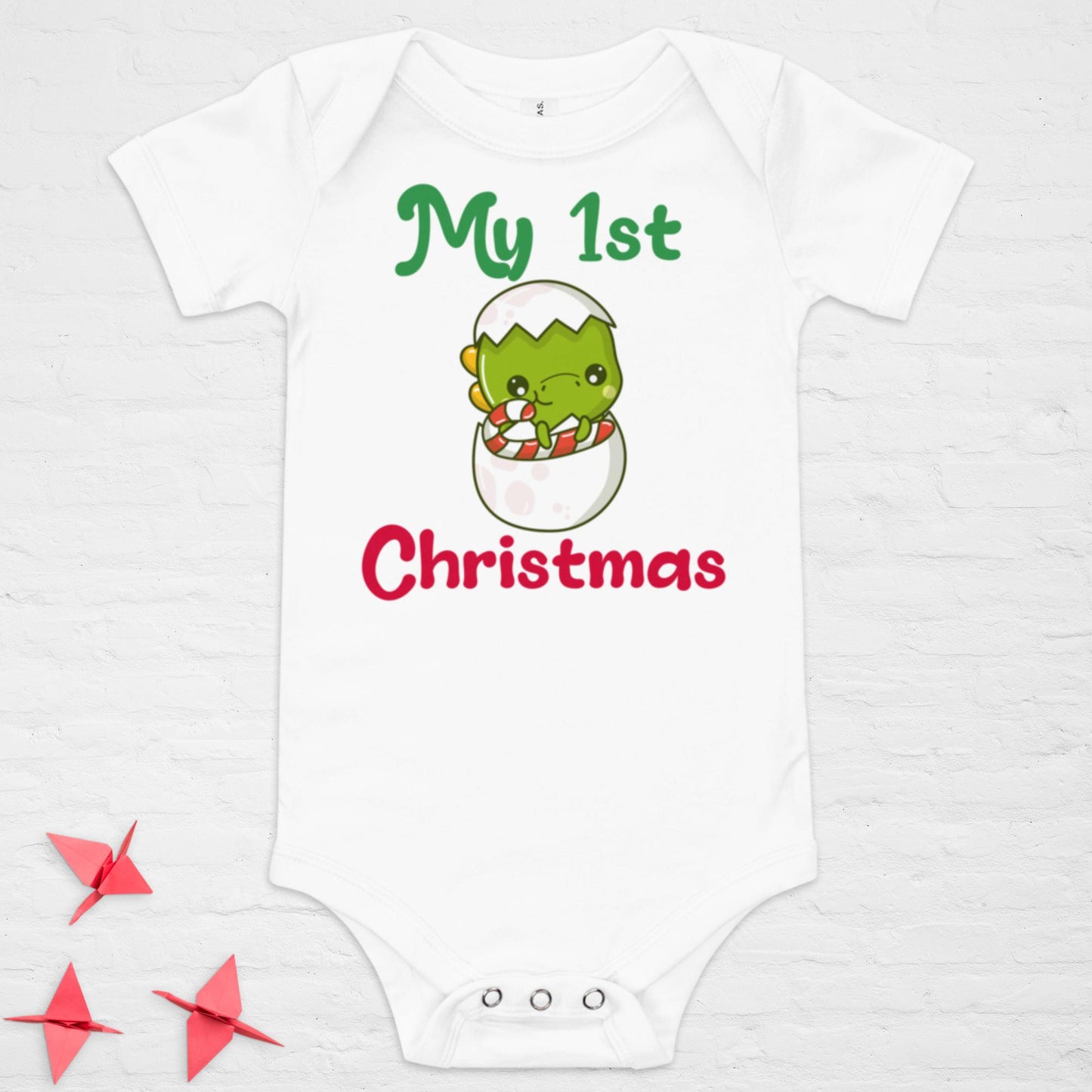 Baby Dino's First Christmas - Onesie