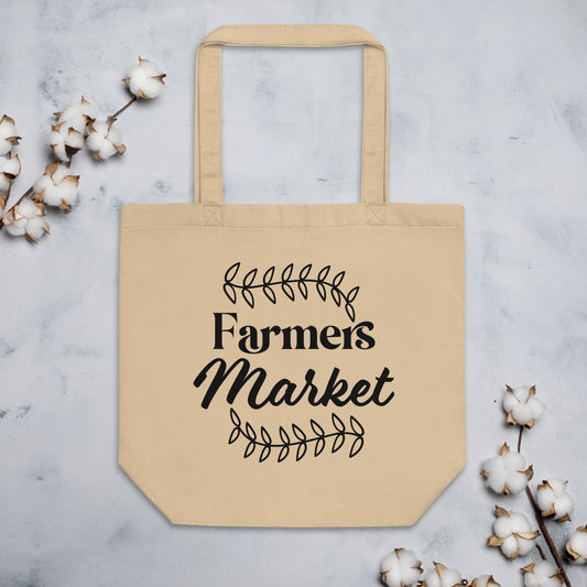 Farmers Market Organic Tote Bag