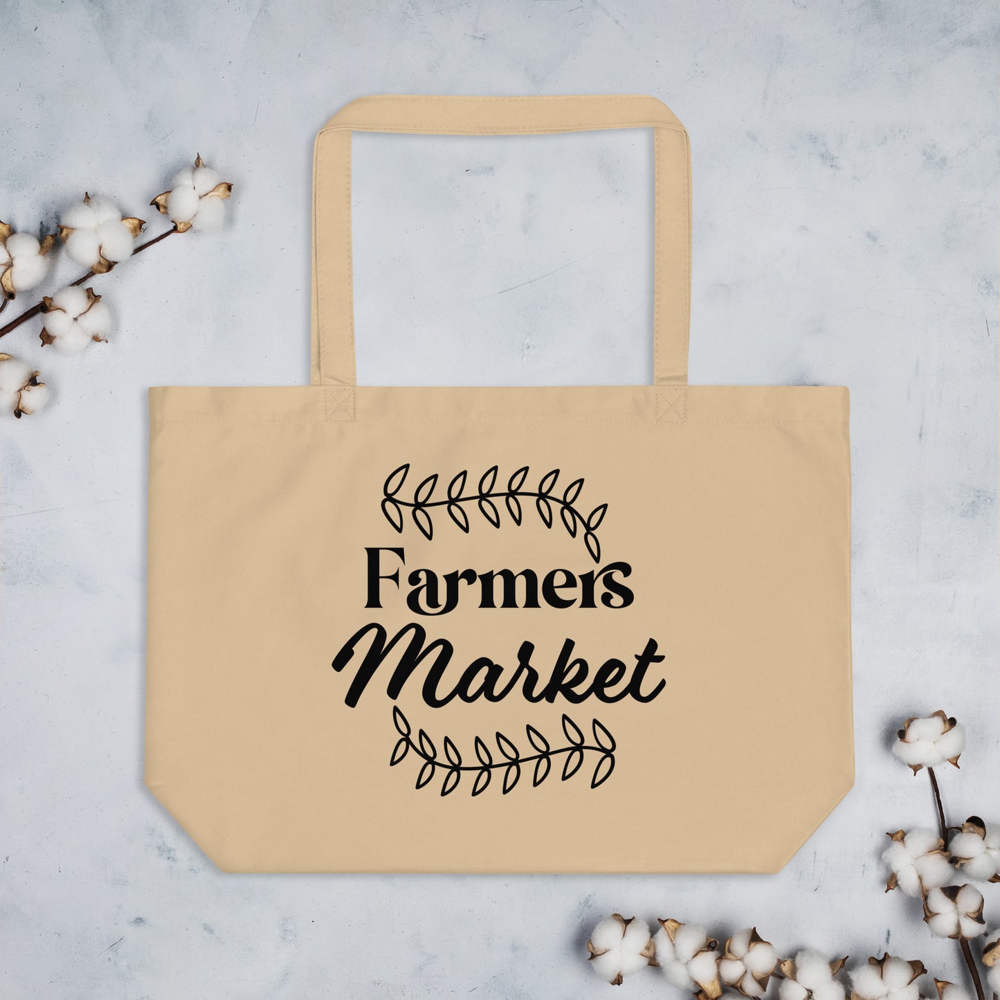 Farmers Market Organic Tote Bag - Large