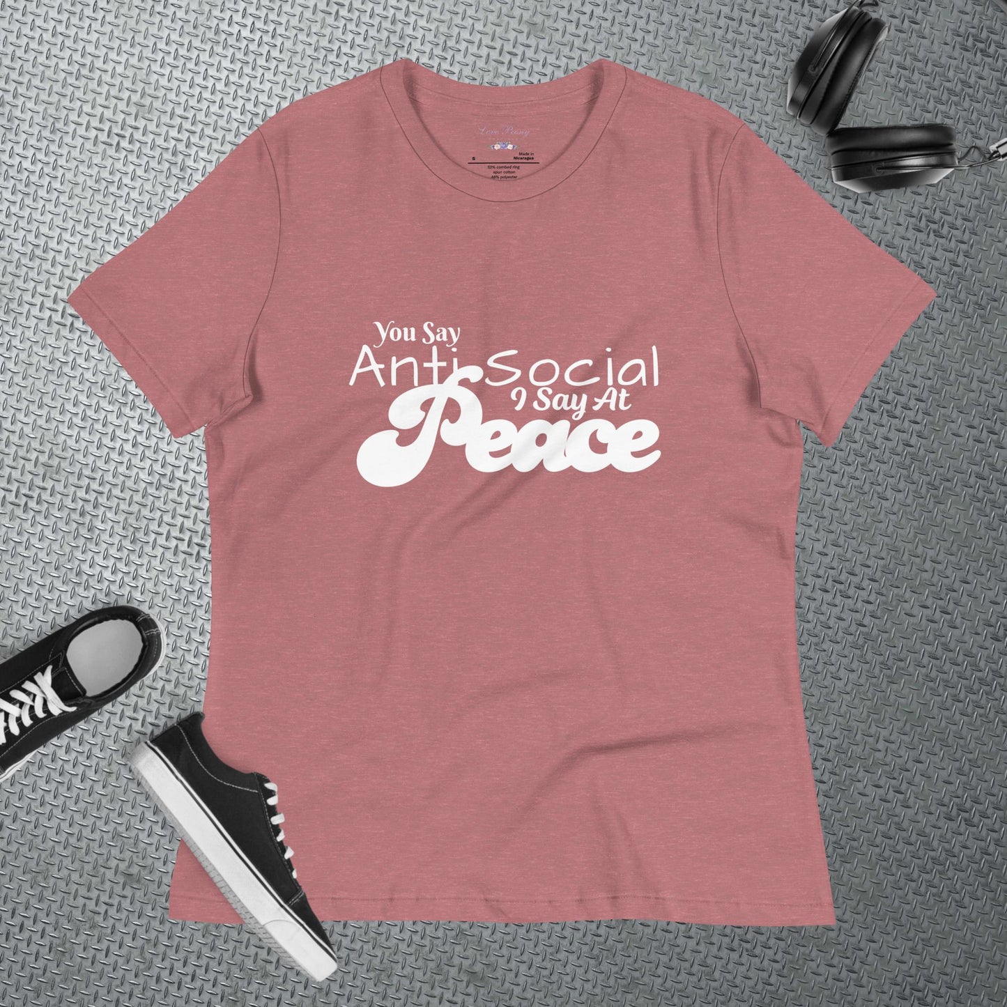 Anti-Social/Peace Relaxed Tee