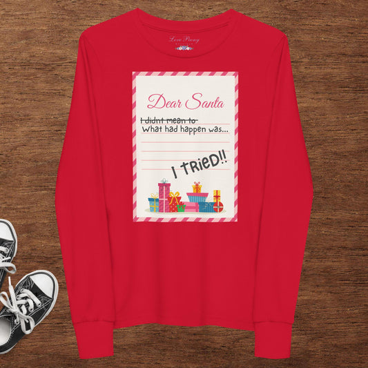 Dear Santa Kids Tee - Long Sleeve